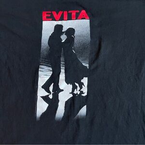 Vintage EVITA Musical Film T-Shirt XL Broadway Movie Tee Madonna